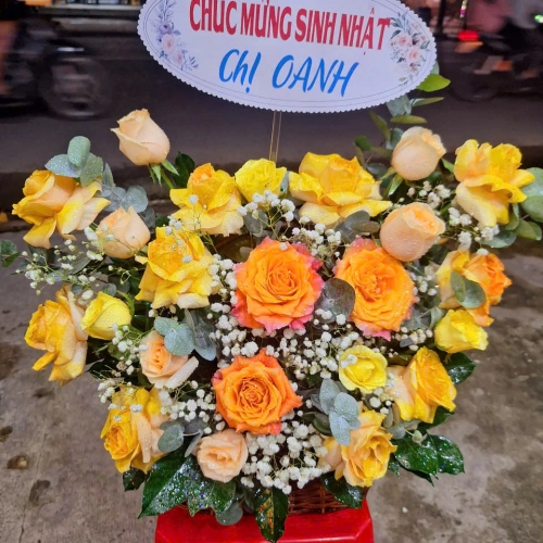 Giỏ Hoa 04